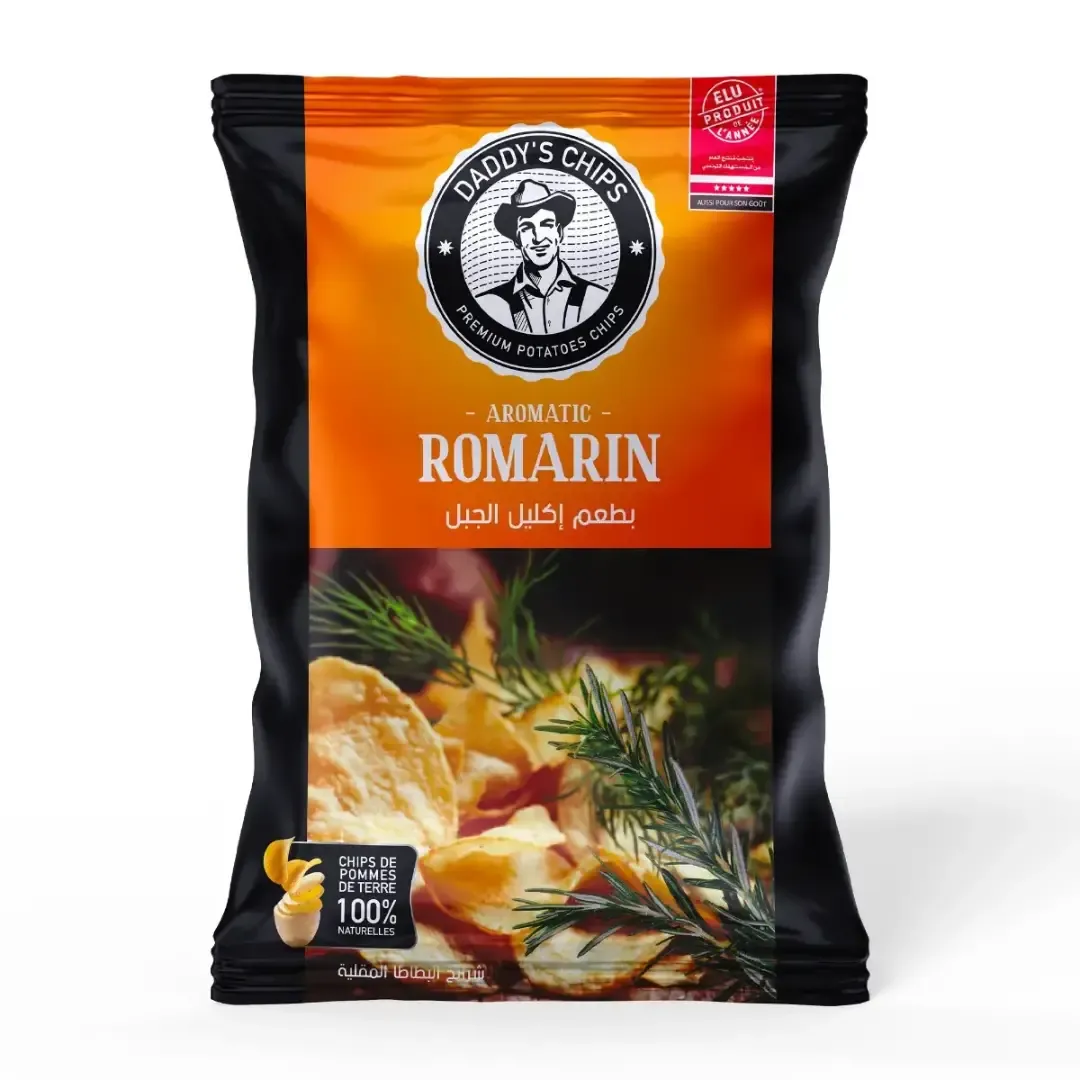 Chips de pomme de terre naturelle saveur romarin