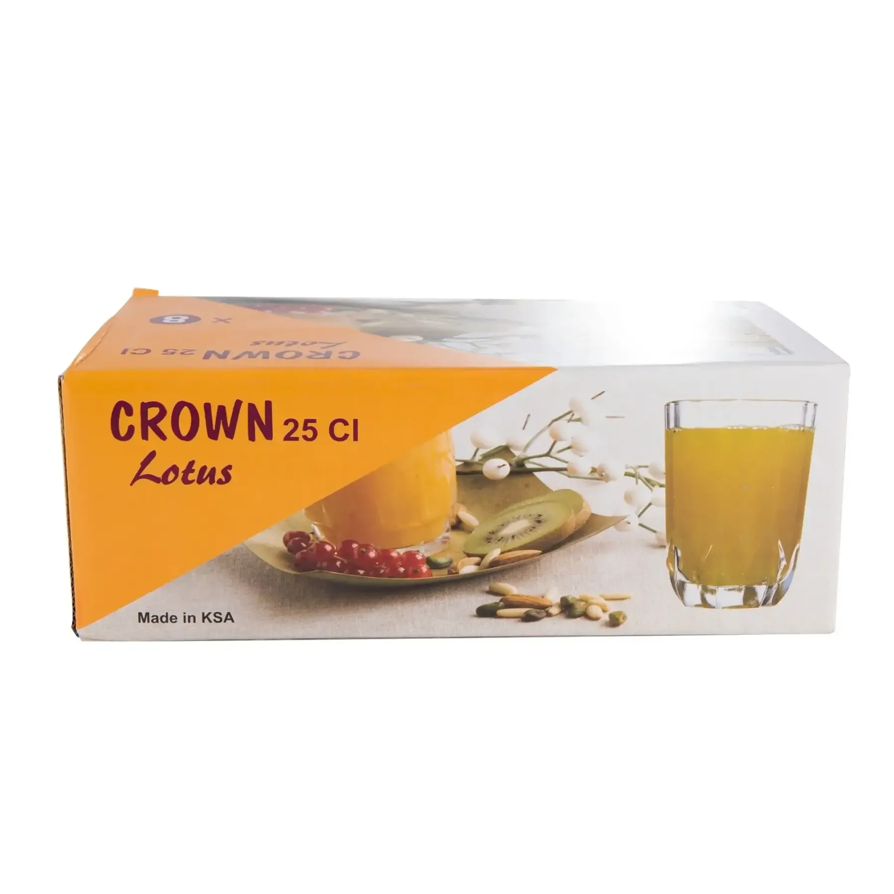 Coffret de verres 25cl Crown
