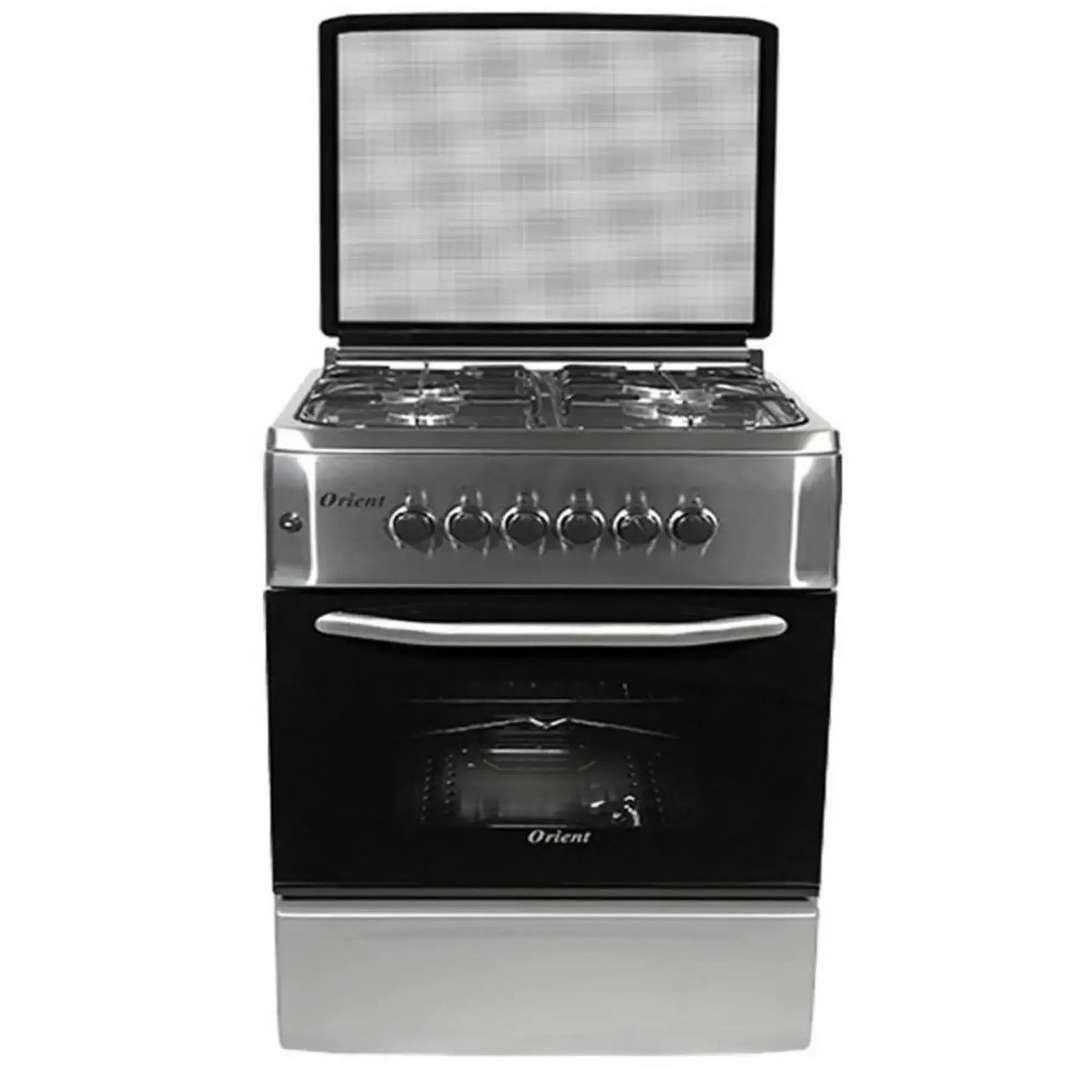 Cuisinière à gaz bouteille 60cm 4 feux inox
