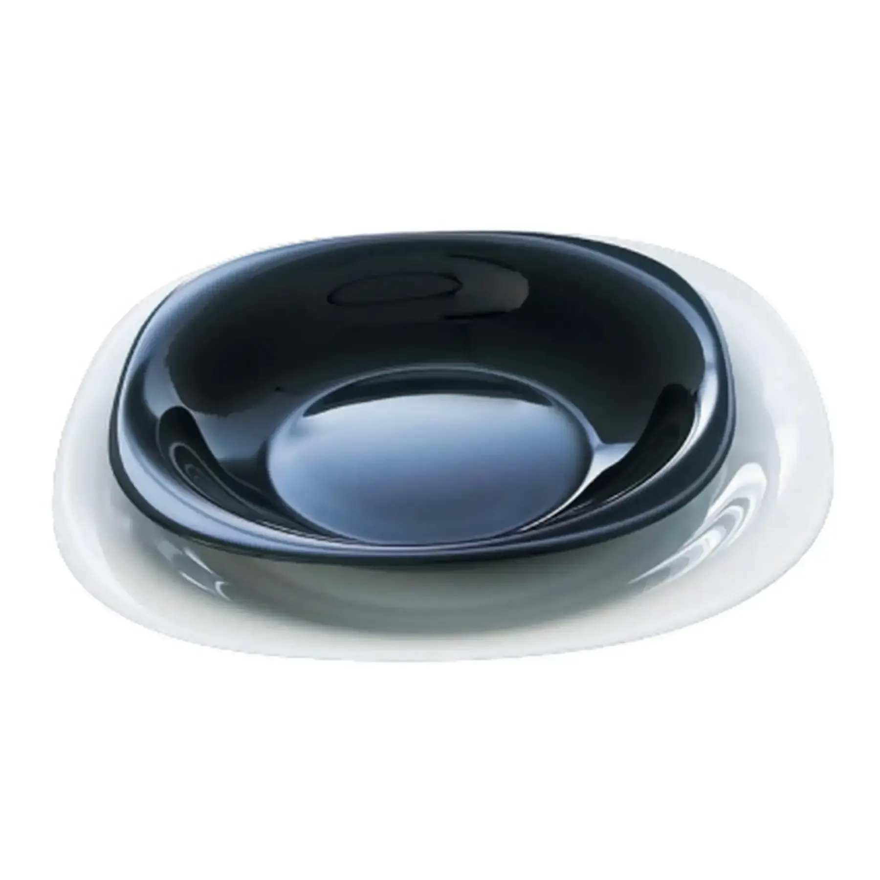 Assiette creuse Carine noir Ø21cm