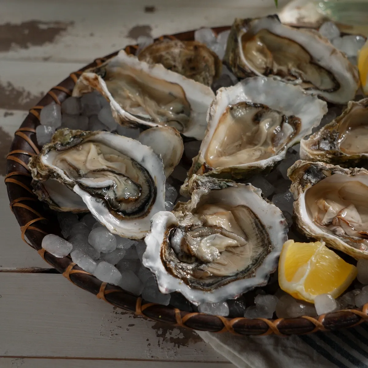 Huîtres la douzaine
