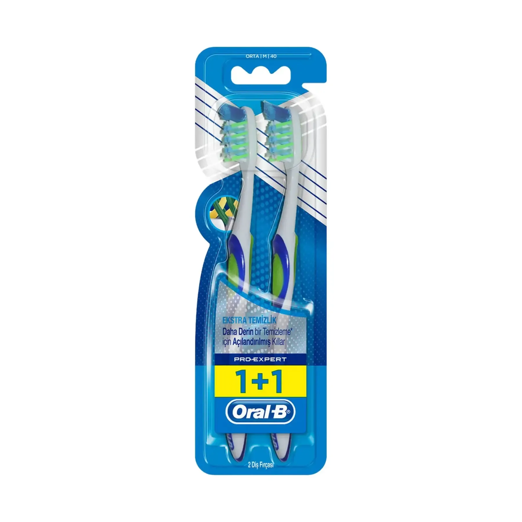 Duo Pack Brosse à Dents Extra Clean M40