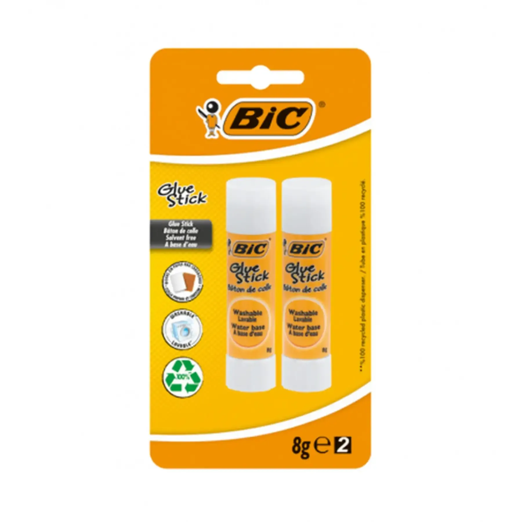 Lot de 2 colles BIC - Glue stick