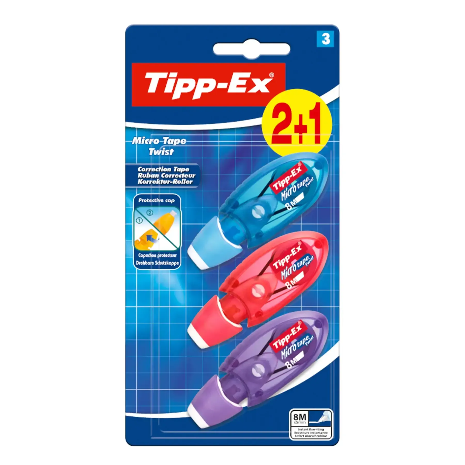 de rouleaux correcteurs BIC Tipp-Ex Micro Twist