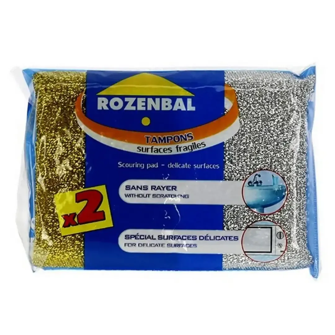 Eponges vaisselle or argent