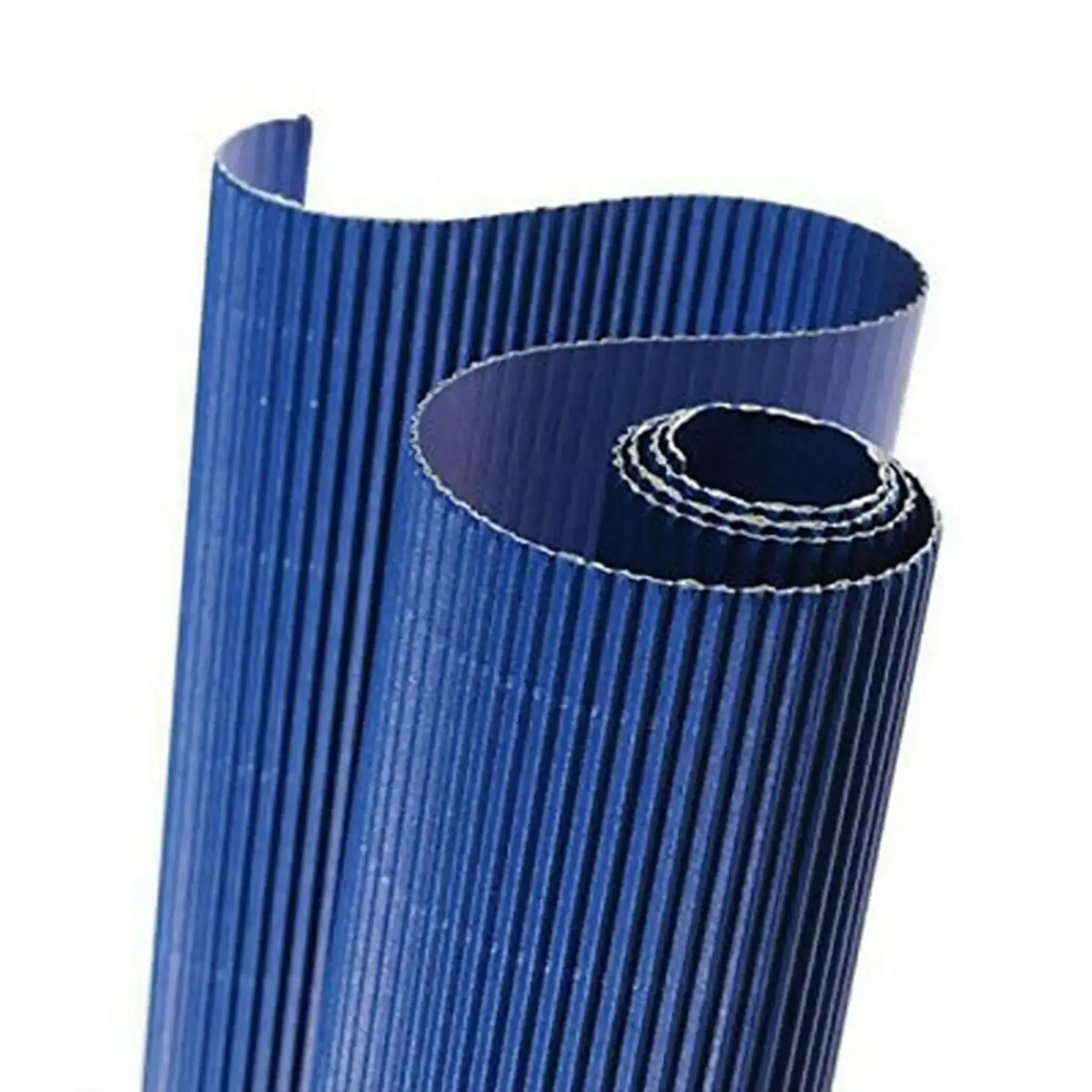 Papier carton ondulé couleur bleu marine