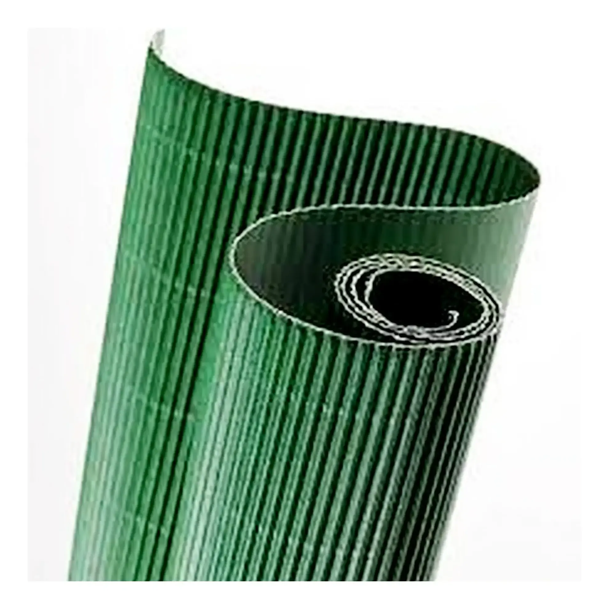 Papier carton ondulé couleur vert bouteille