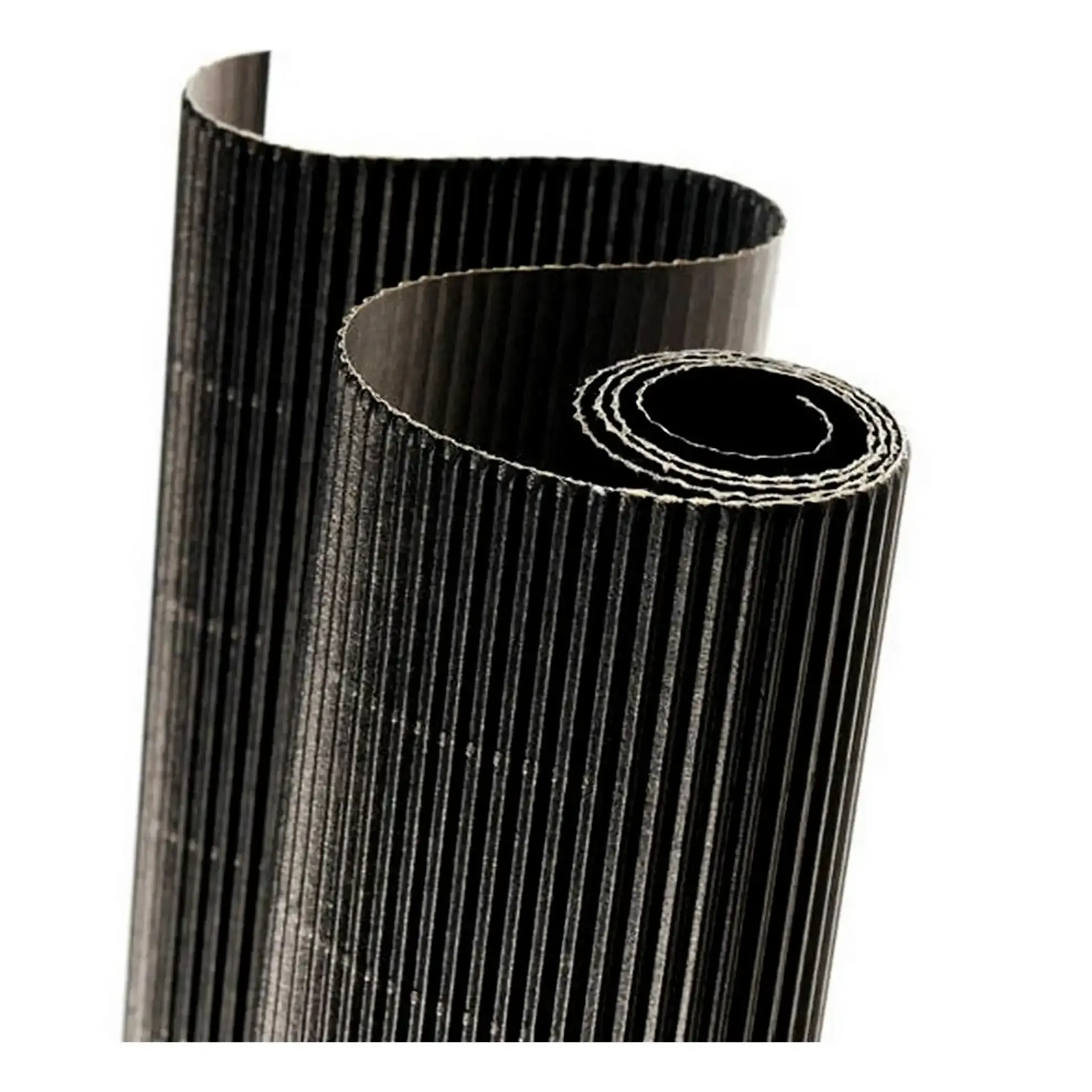 Papier carton ondulé couleur noir