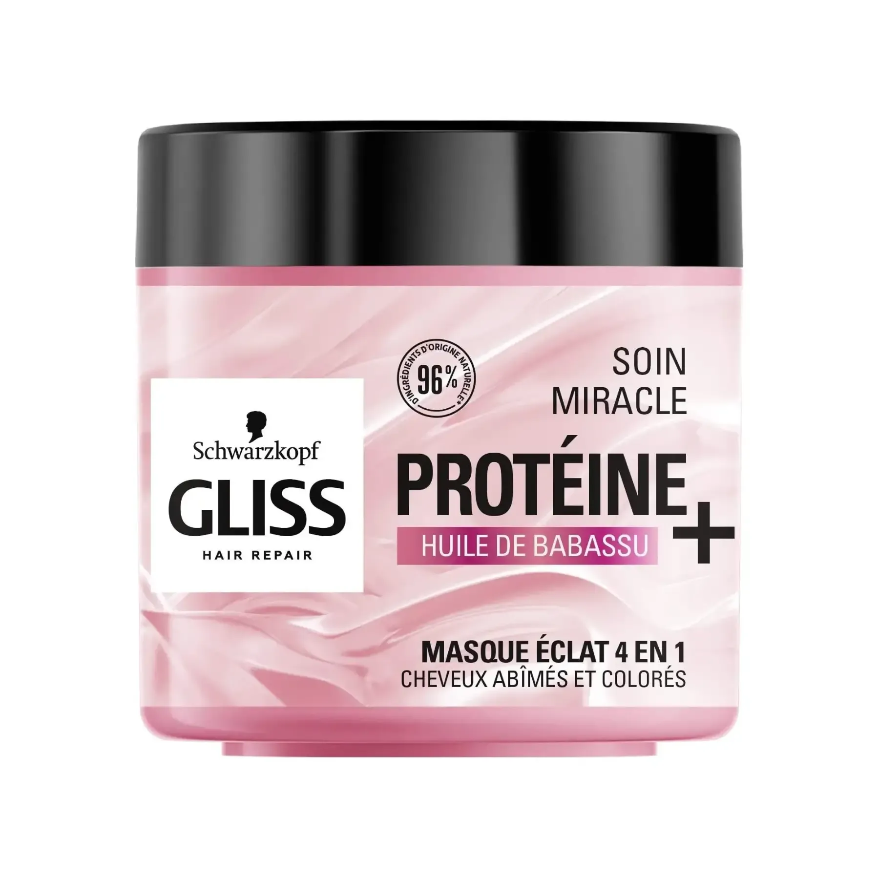 Masque capillaire 4 en 1 huile de babassu Protéine+