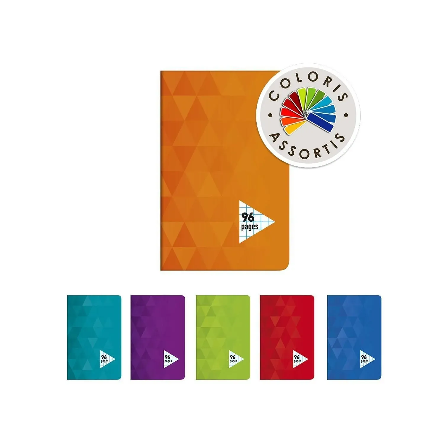 Carnet 9x14 cm Petits carreaux - 96 pages