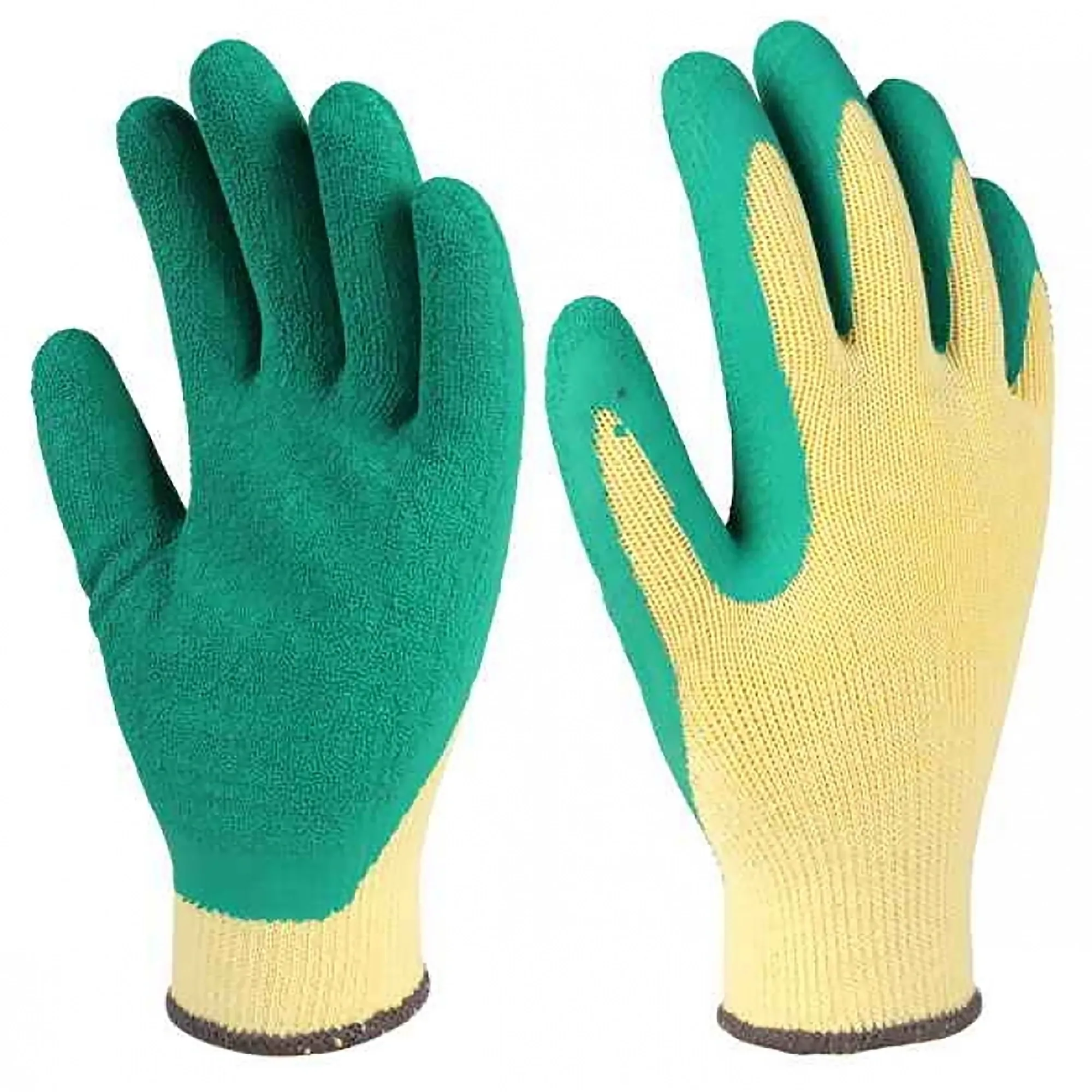Gants de jardinage tricotés enduits latex taille 10