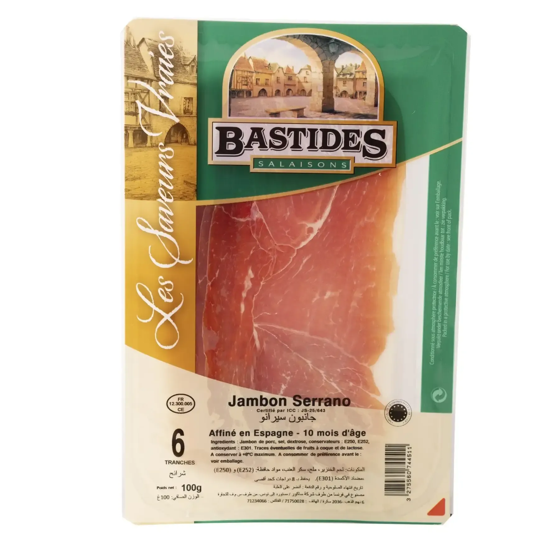 Jambon de porc Serrano