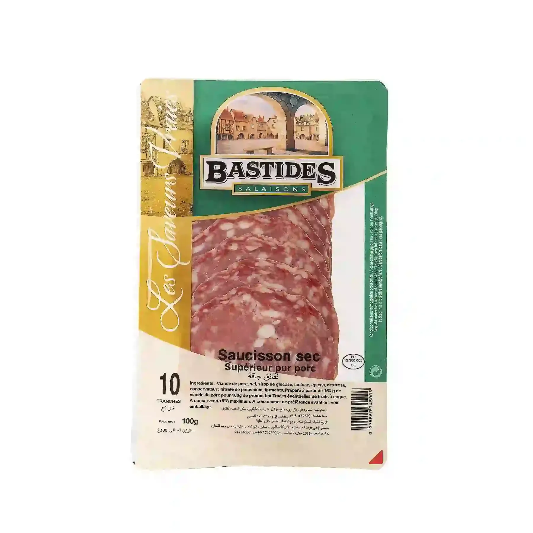 Saucisson sec supérieur de porc