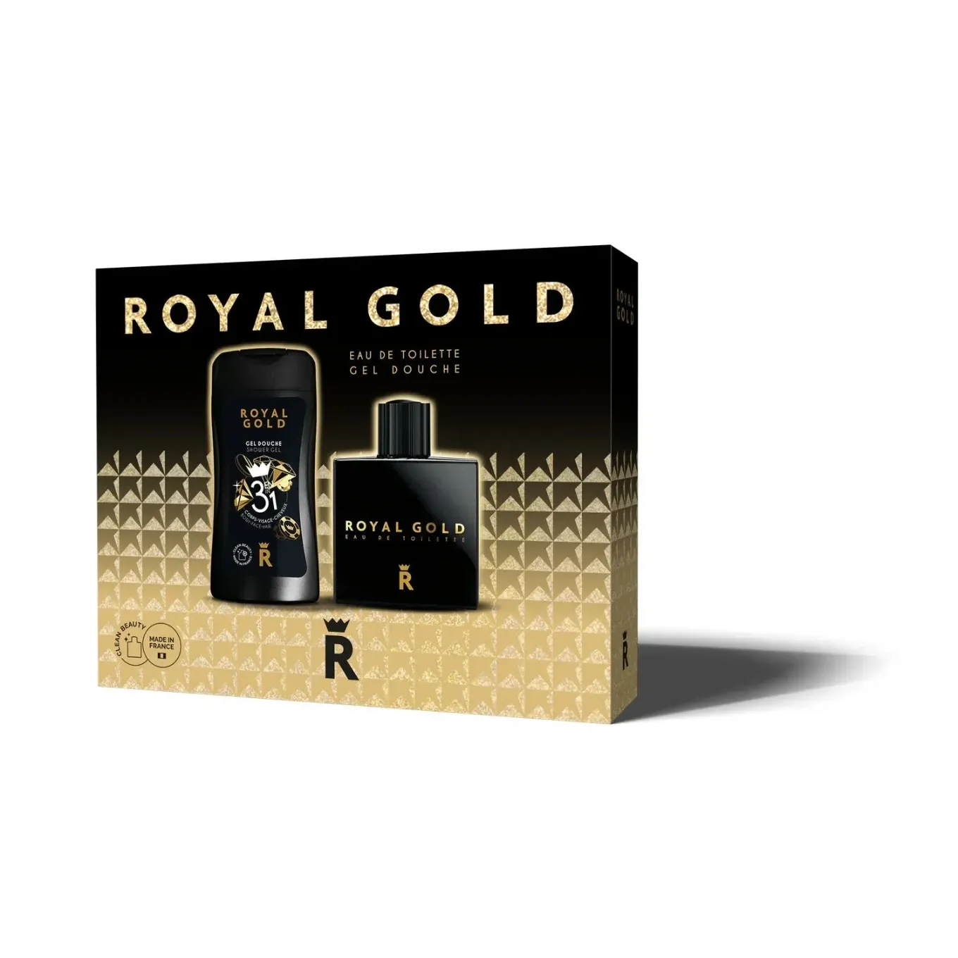 Coffret Beauté royal Gold pour homme