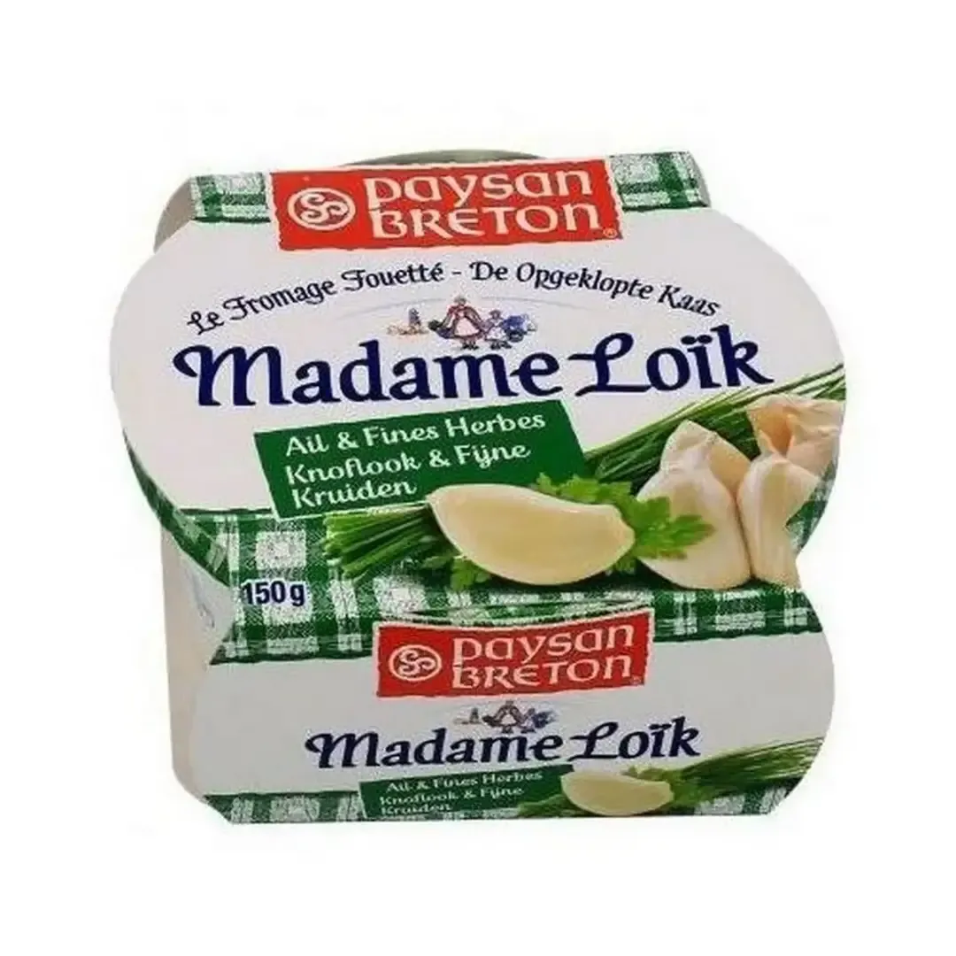 Fromage fouetté Madame Loïk à l'ail & aux fines herbes 