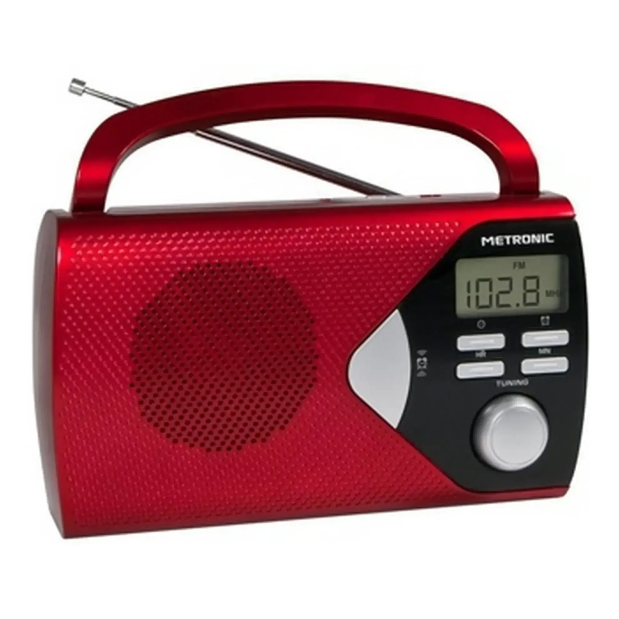 Radio portable rouge
