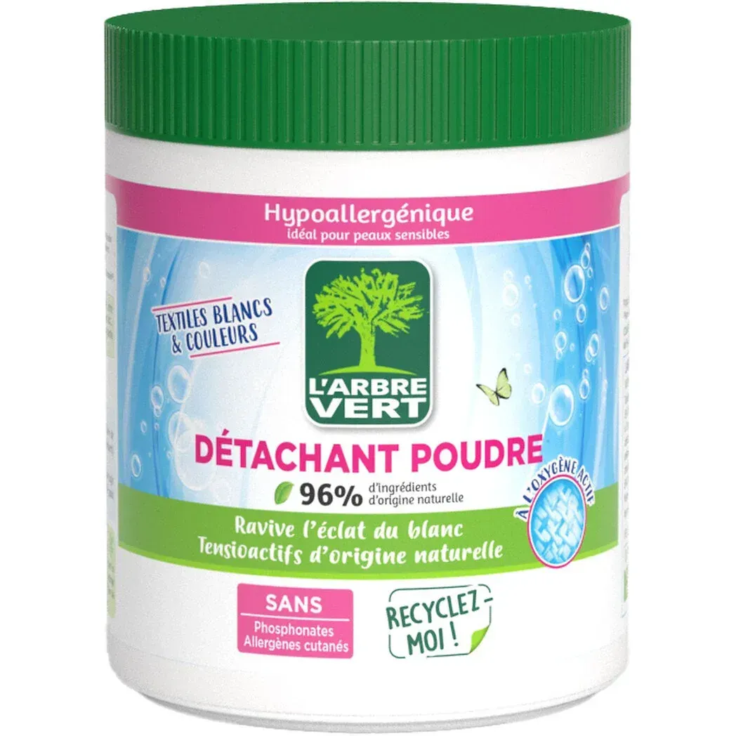 Poudre détachante textiles blancs et couleurs