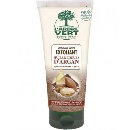 Gommage corps huile et coques d'argan
