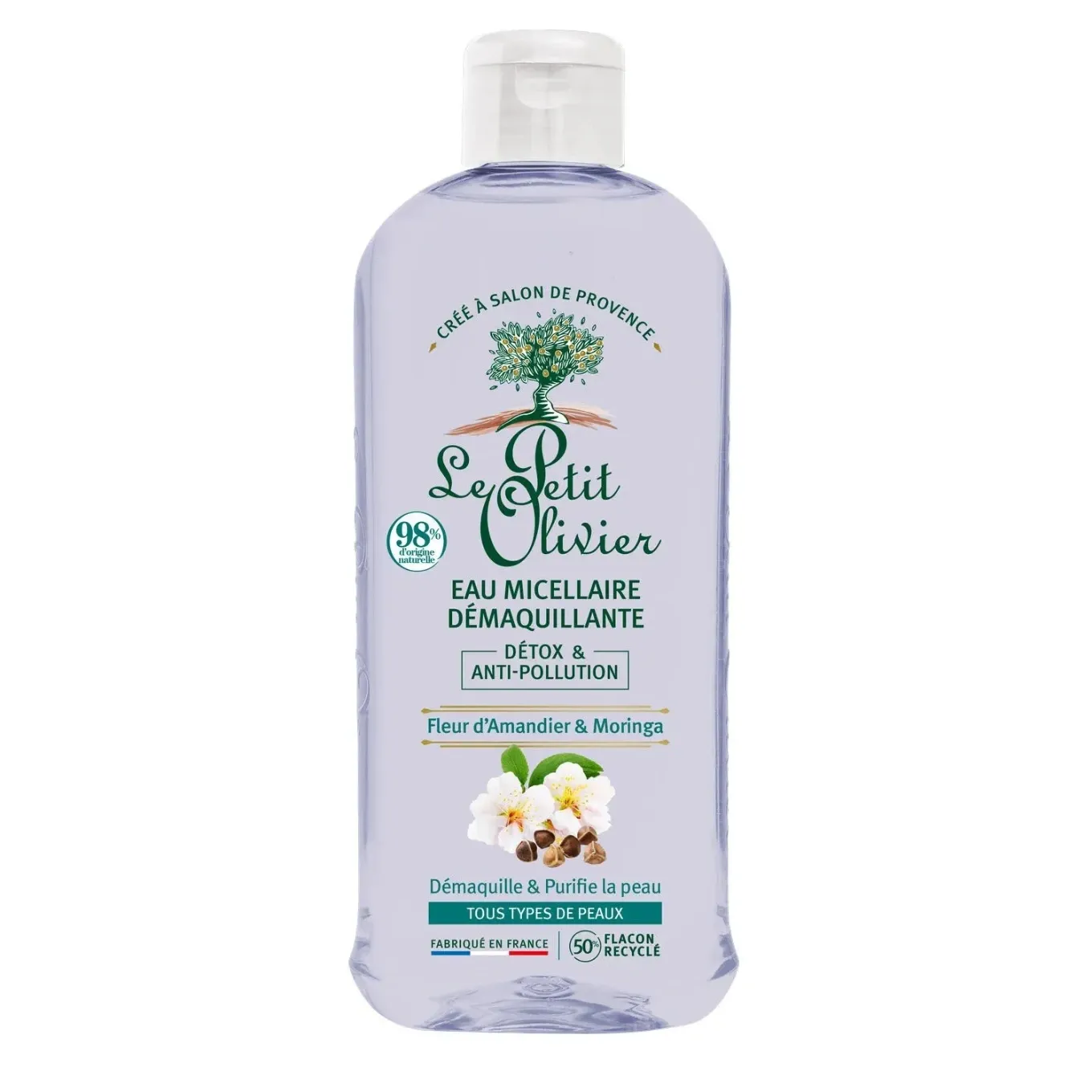 Eau micellaire Anti-pollution parfum Fleur d'Amandier