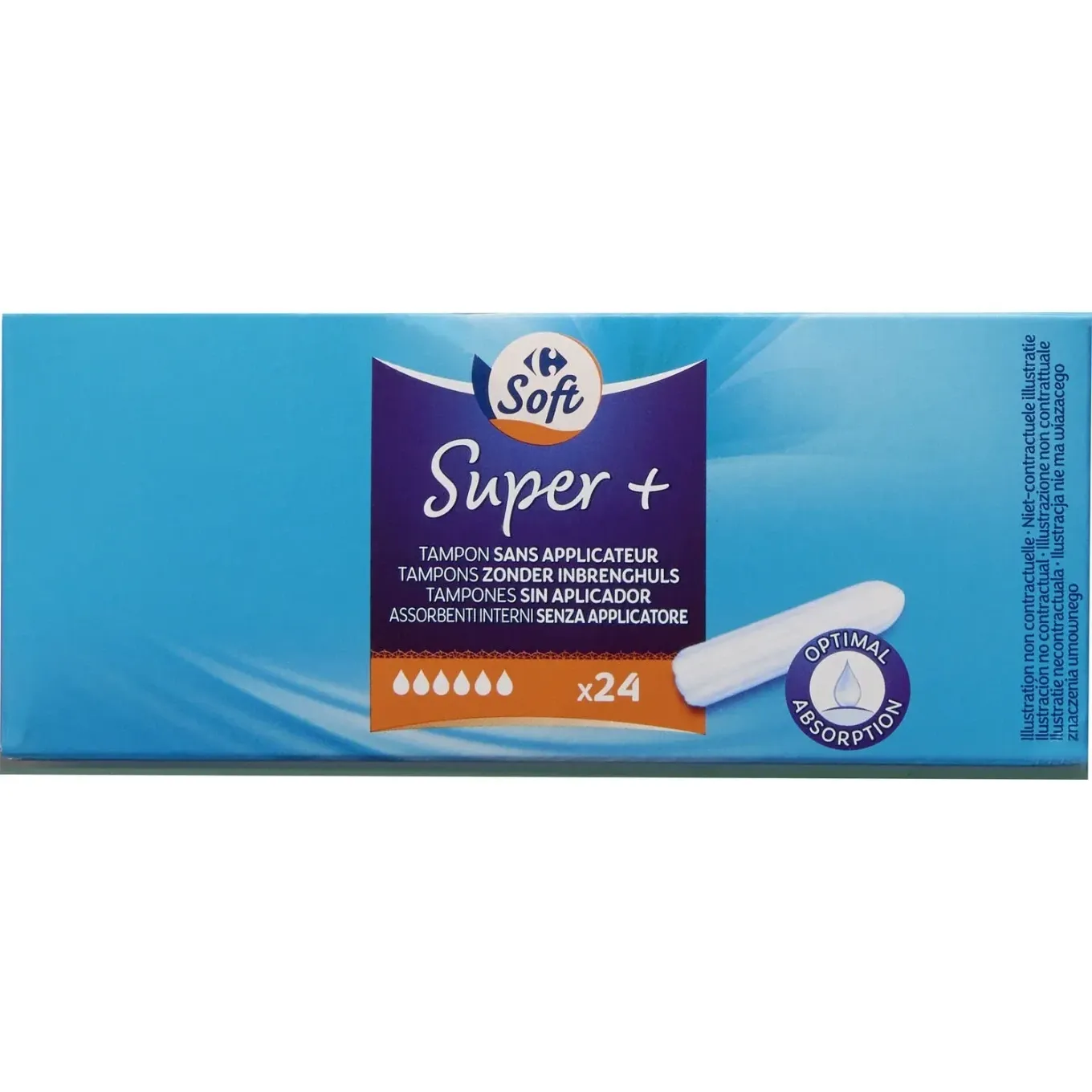 Tampons sans applicateur Super Plus