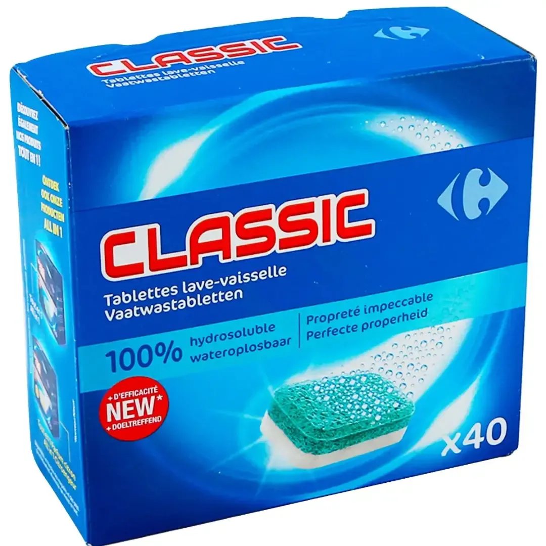 Tablettes lave vaisselle classique