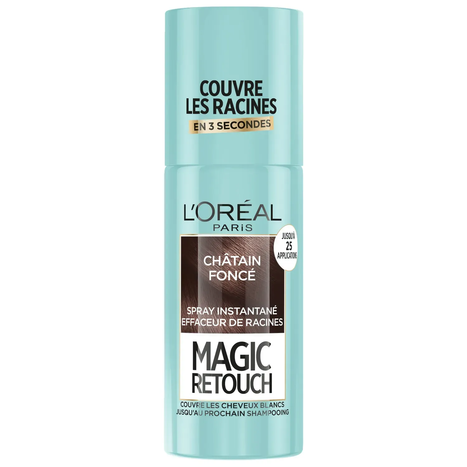 Spray correcteur magic retouch châtain foncé