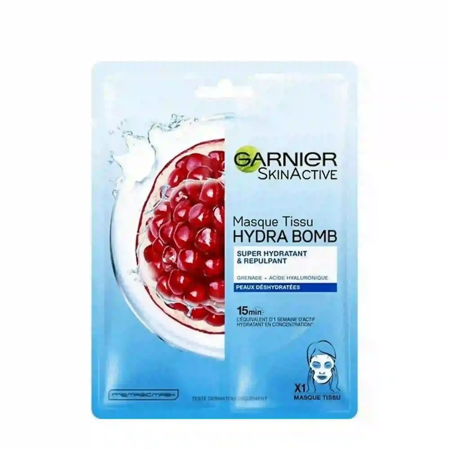 Masque en tissu super hydratant repulpant  Skin Active