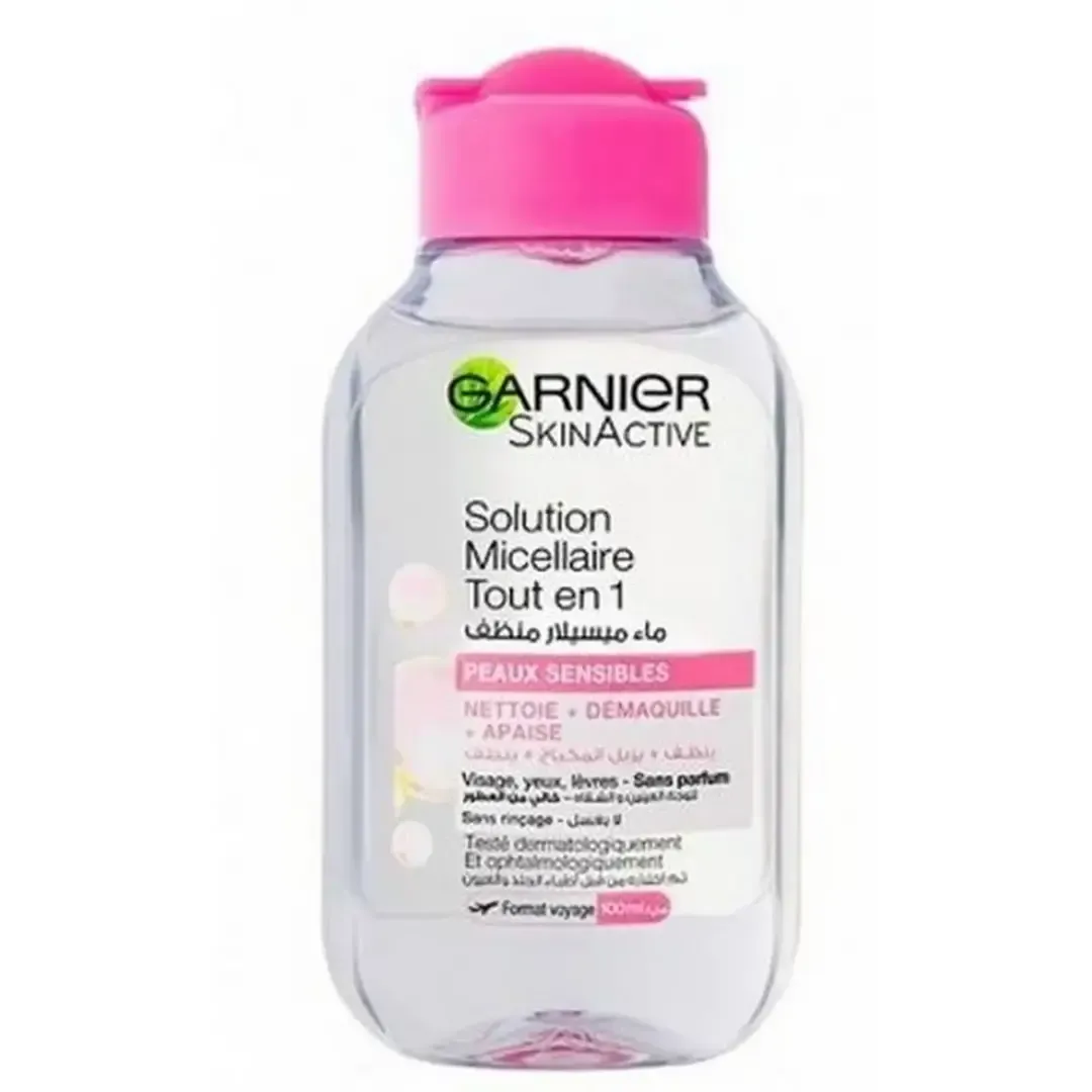 Solution micellaire peaux sensibles tout en 1