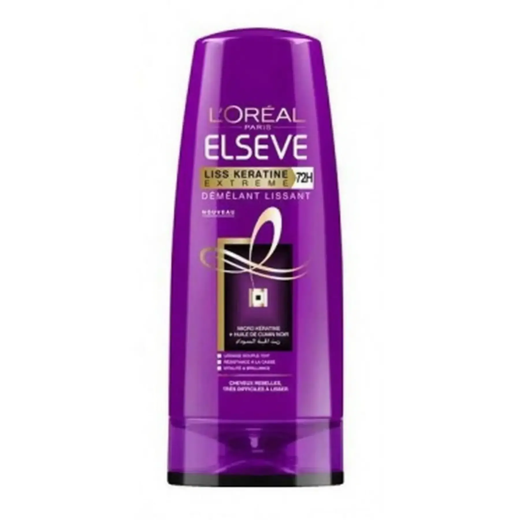 Après shampooing liss kératine démêlant lissant 72H