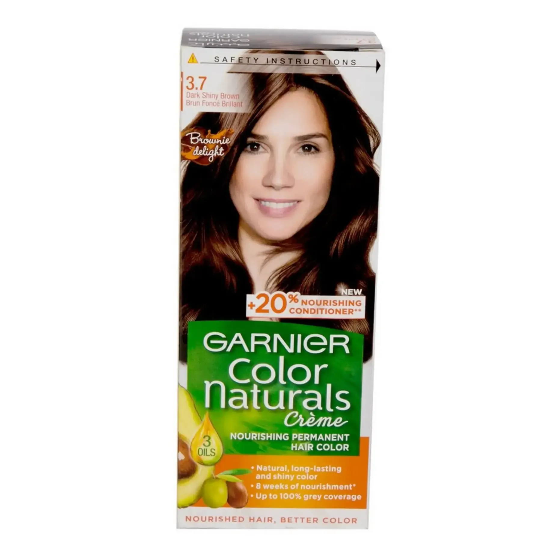 Color naturals 3.7 brun foncé brillant