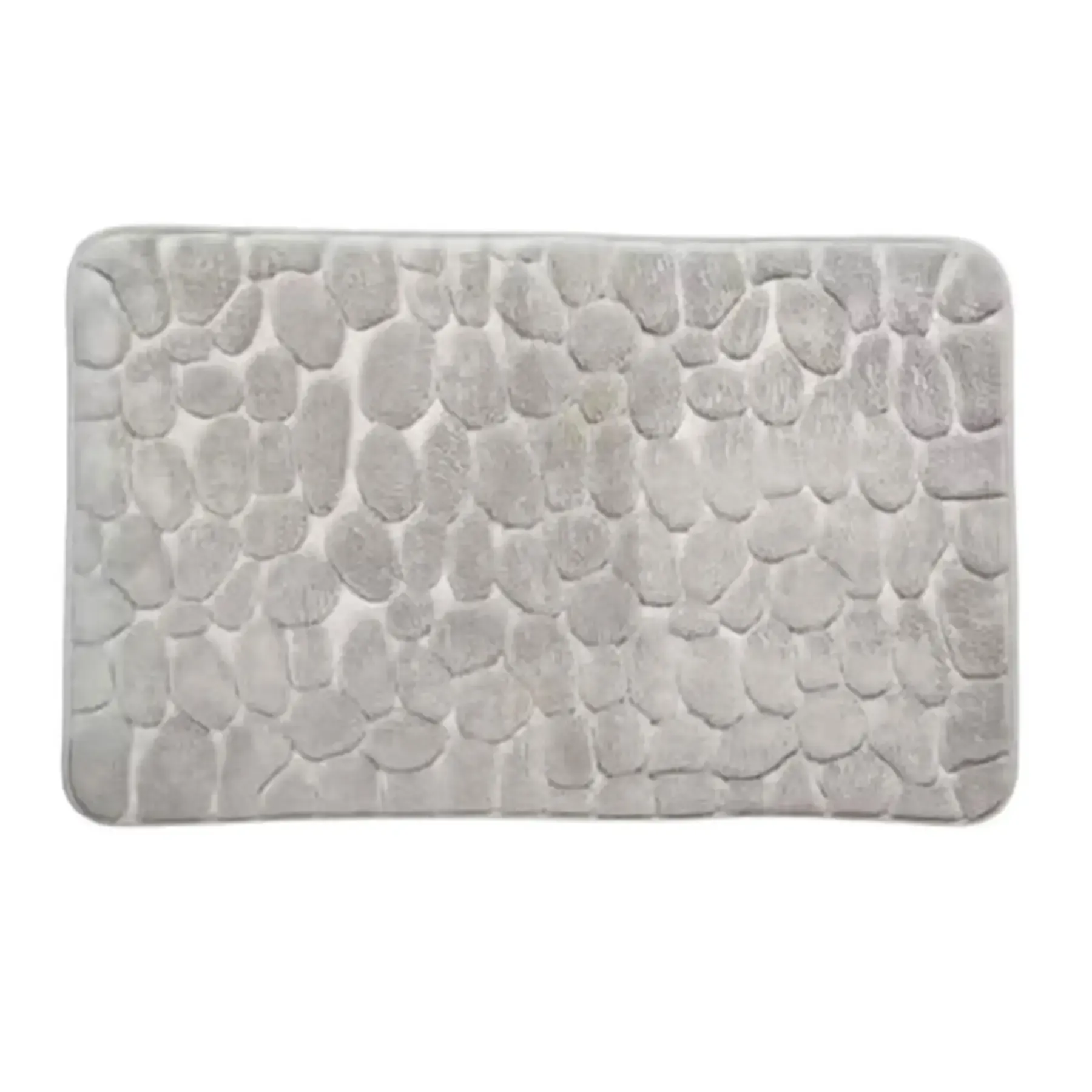 Tapis de bain gris