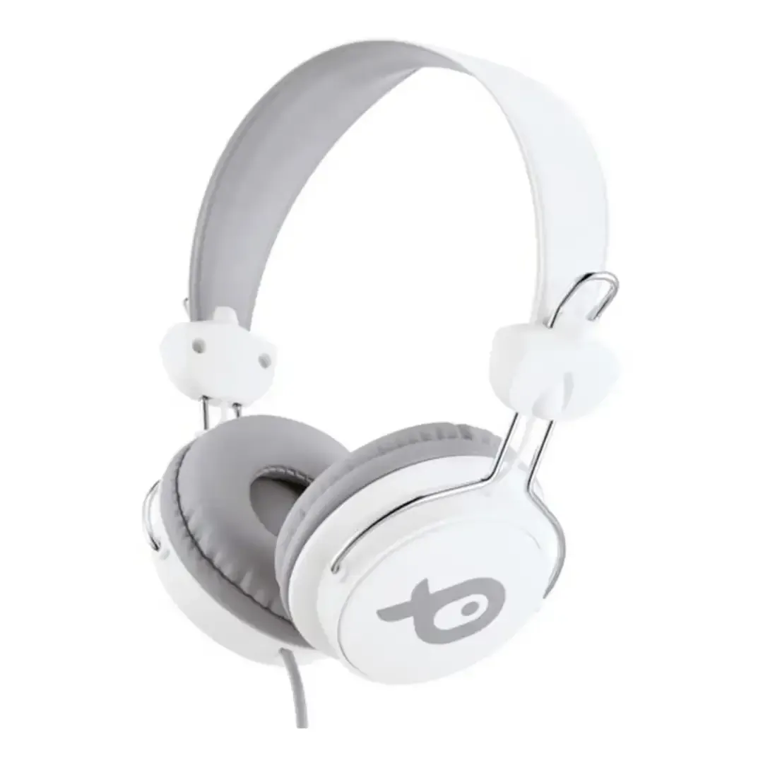 Casque avec micro blanc
