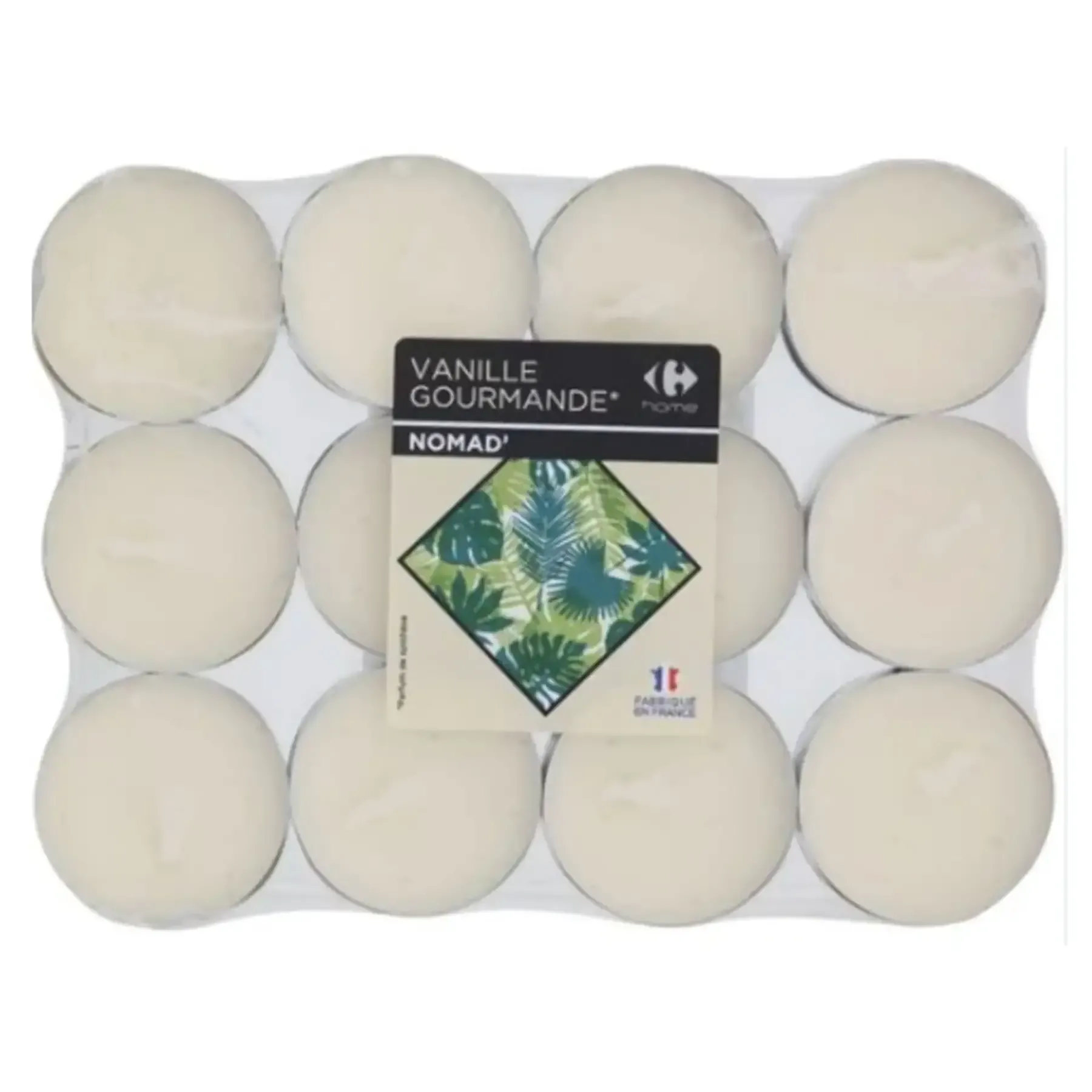 Lot de bougies chauffe-plats vanille