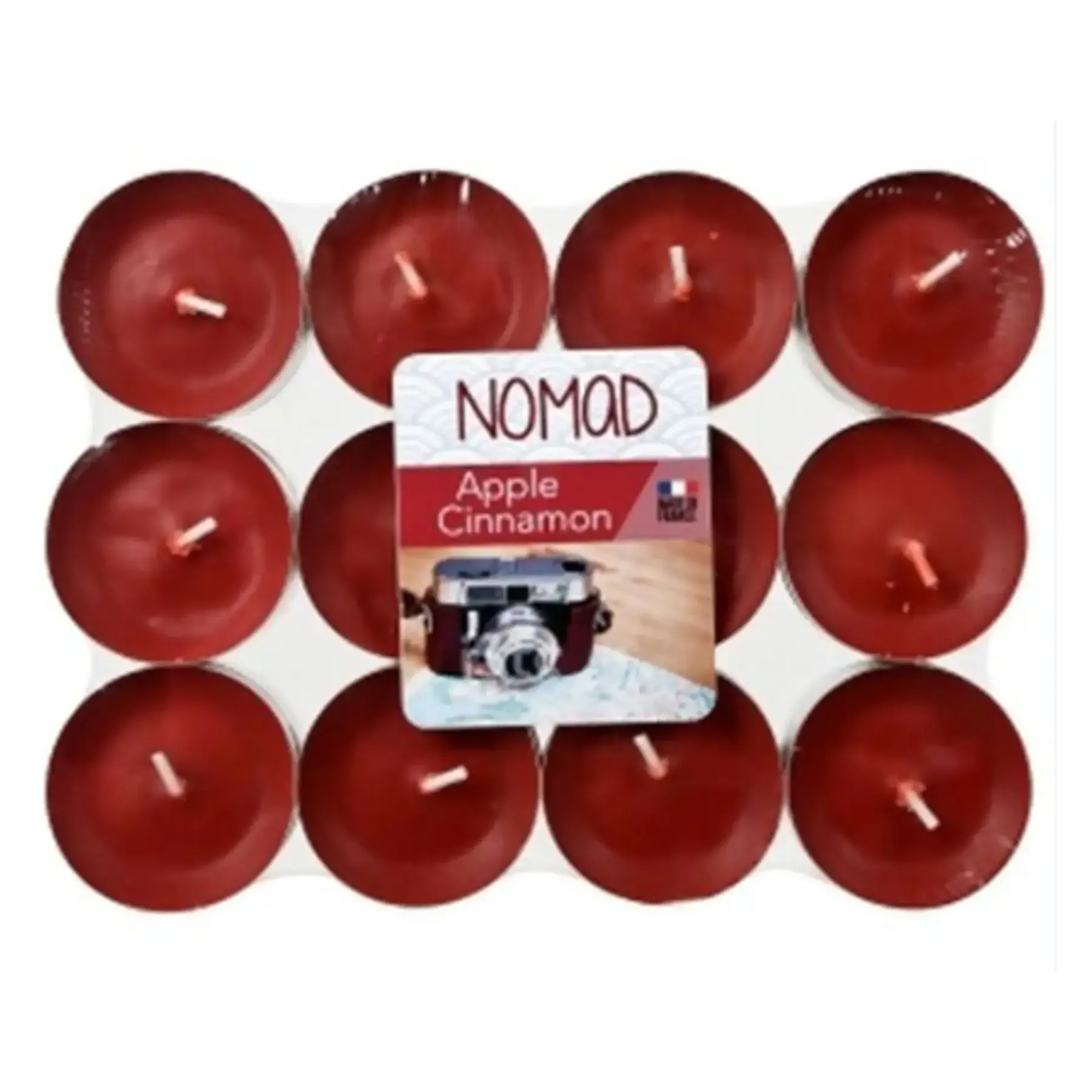 Lot de bougies chauffe-plats terracota