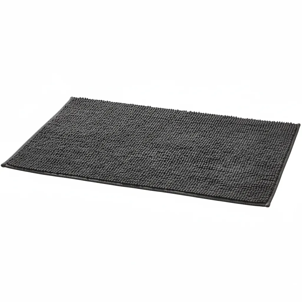 Tapis de bain Chenille Dark Grey