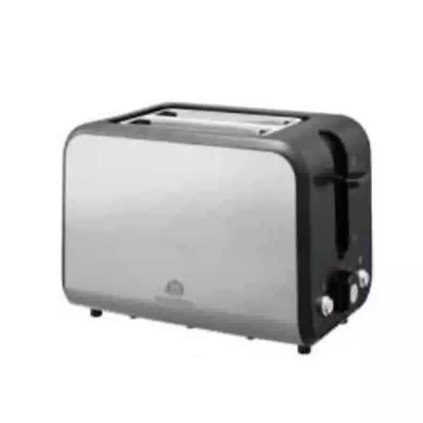 Grille pain 2 fentes inox noir