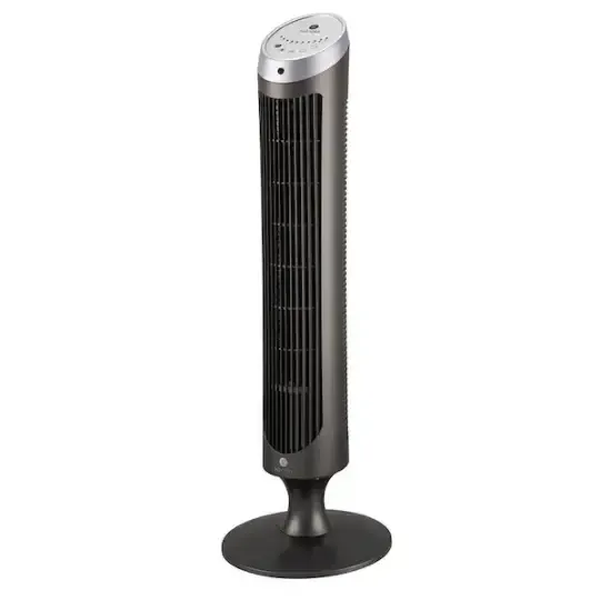 Ventilateur colonne noir