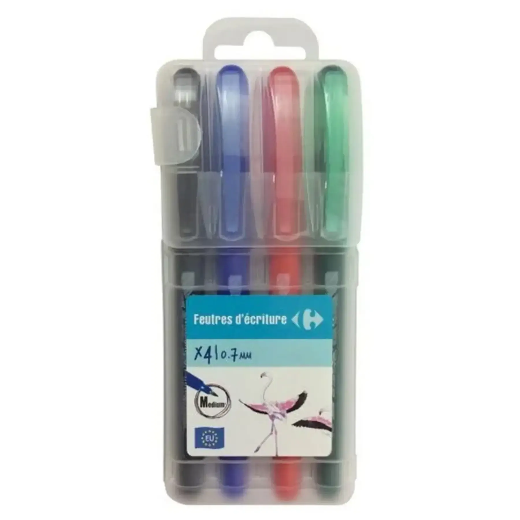 Feutres d'écriture assortis pointe moyenne 0.7mm