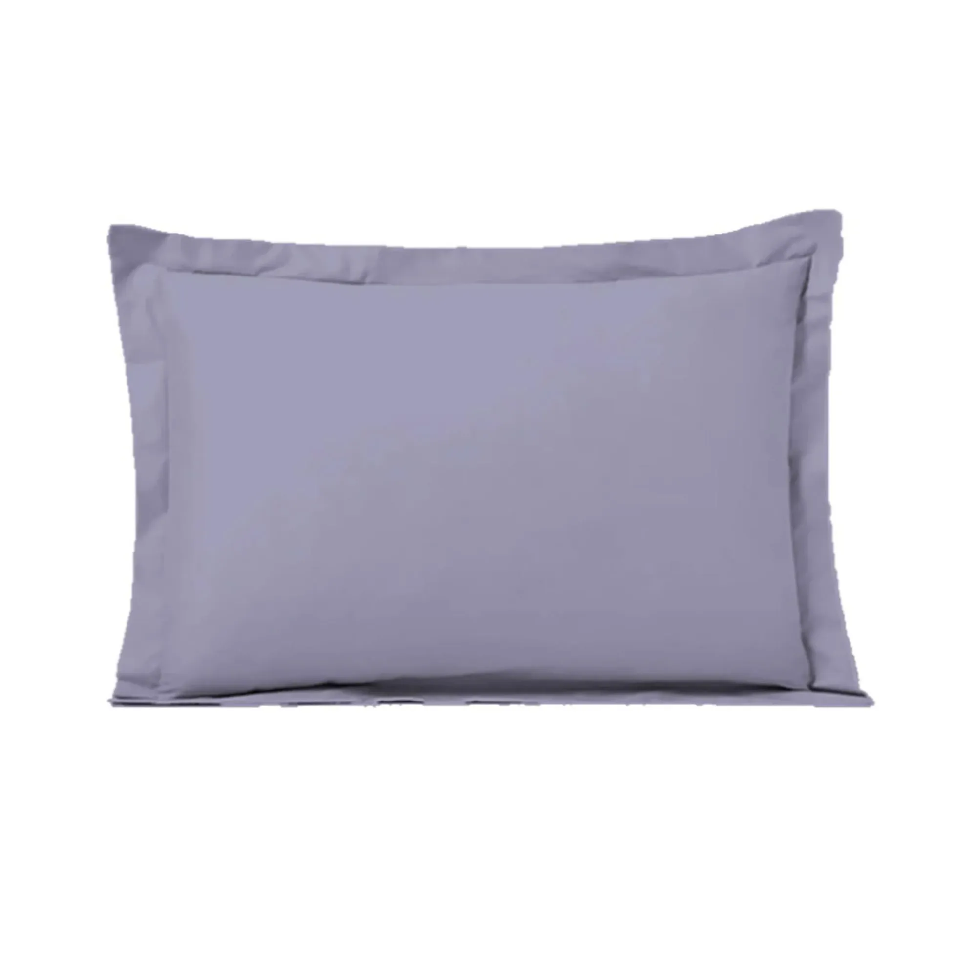 Taie d'oreiller gris 100% coton