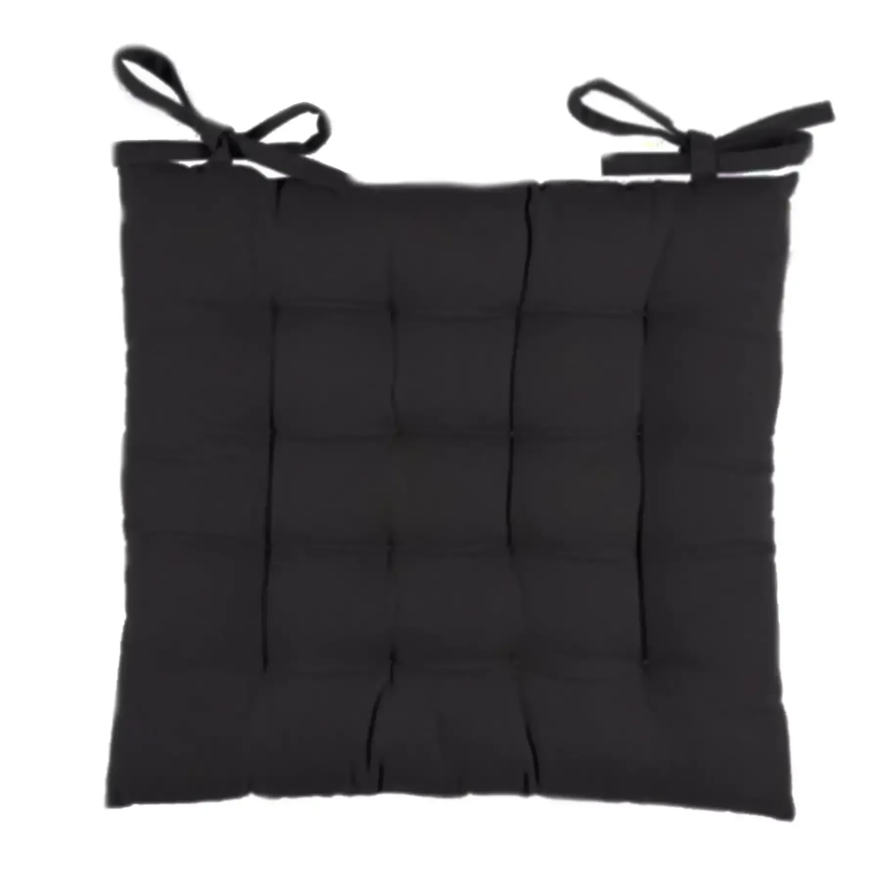 Galette de chaise noir