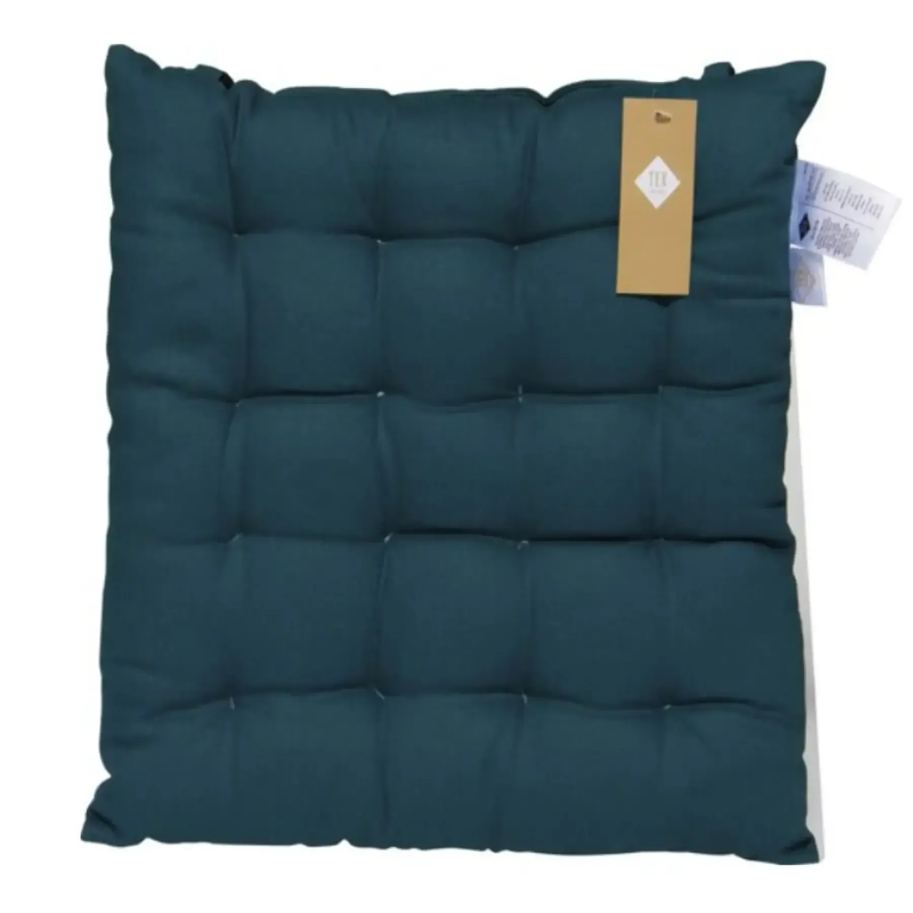 Galette de chaise bleu foncé