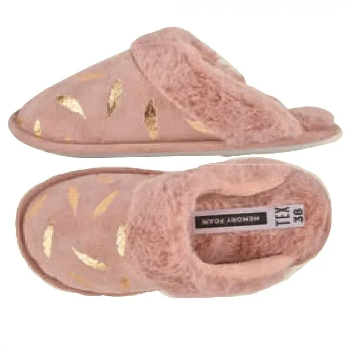 Pantoufles femme Rose