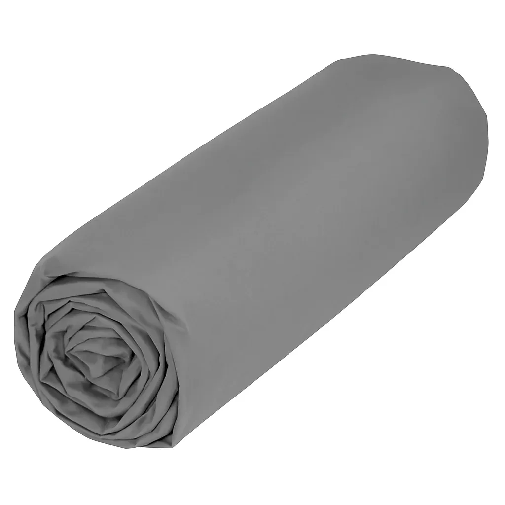 Drap Housse 2 places Gris