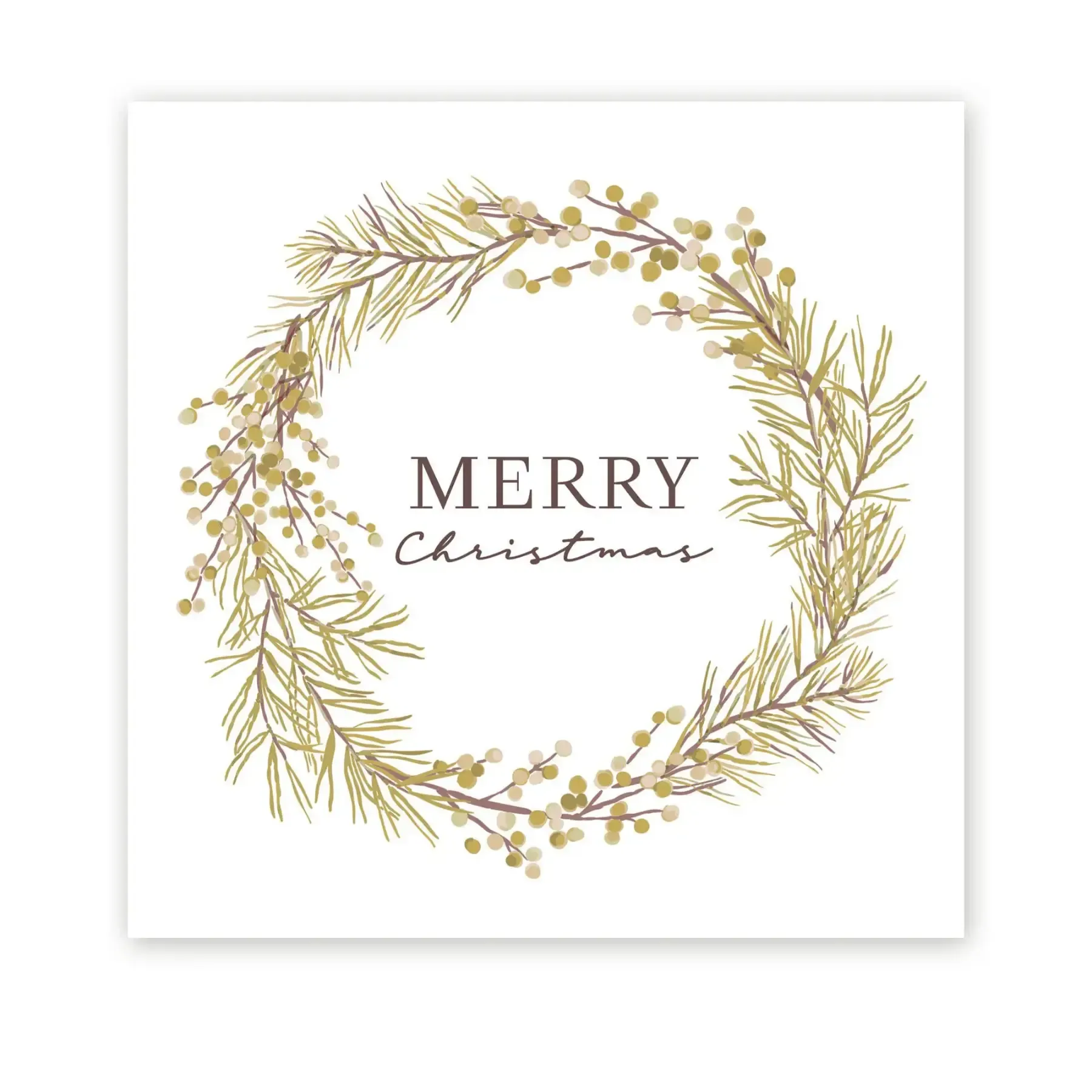 Serviettes de table imprimées 33x33cm