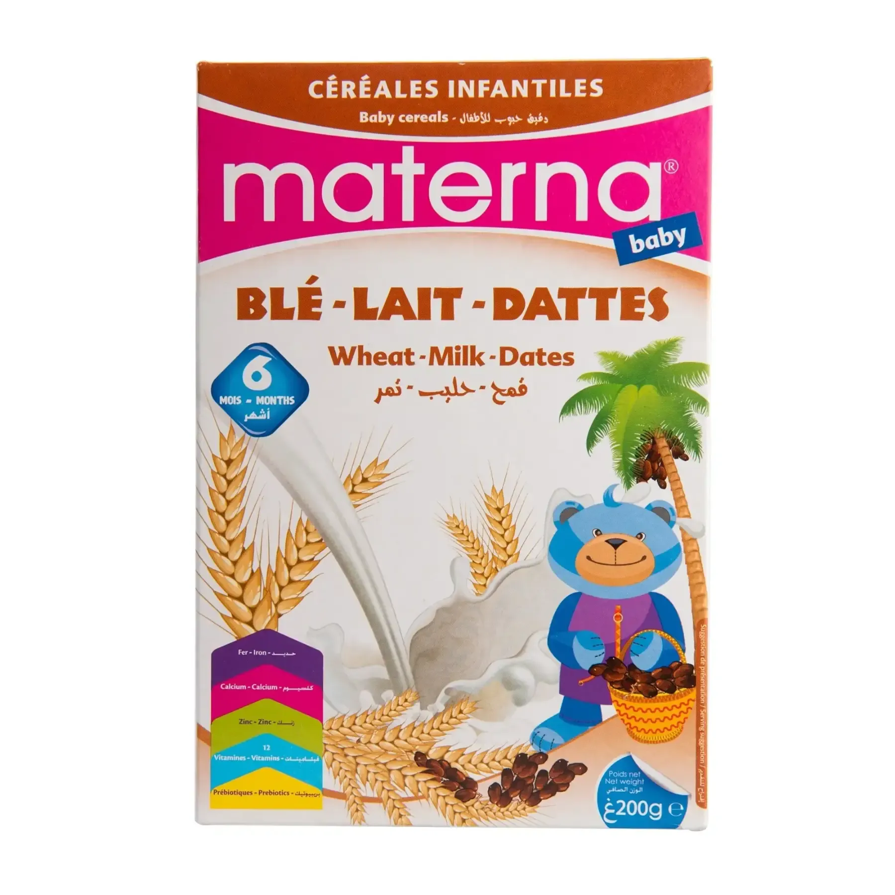 Céréales infantiles blé lait & dattes 