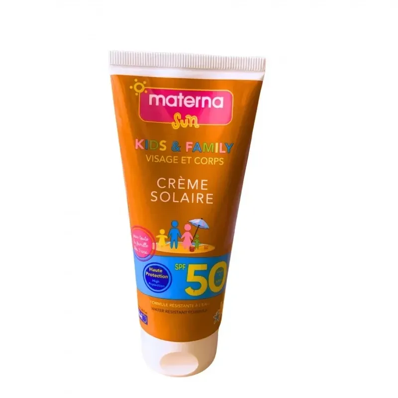 Crème solaire familiale corps & visage