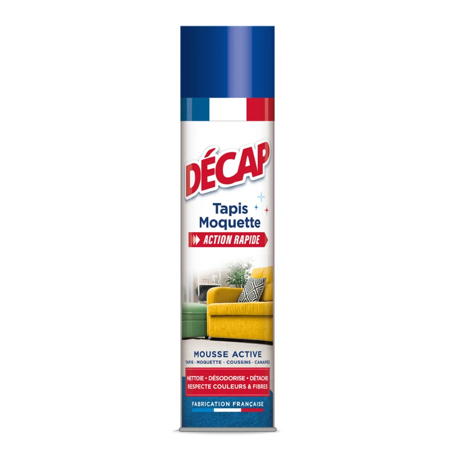 Mousse nettoyante tapis et moquette action rapide