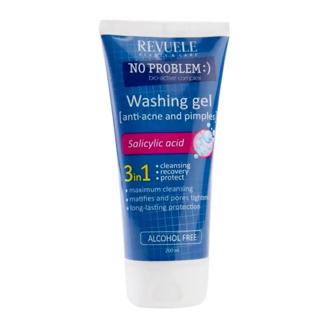 Gel lavant anti-acné et boutons gel salicylique