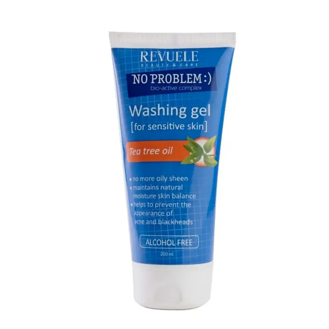 Gel lavant anti-acné et points noirs à l'huile d'arbre à thé