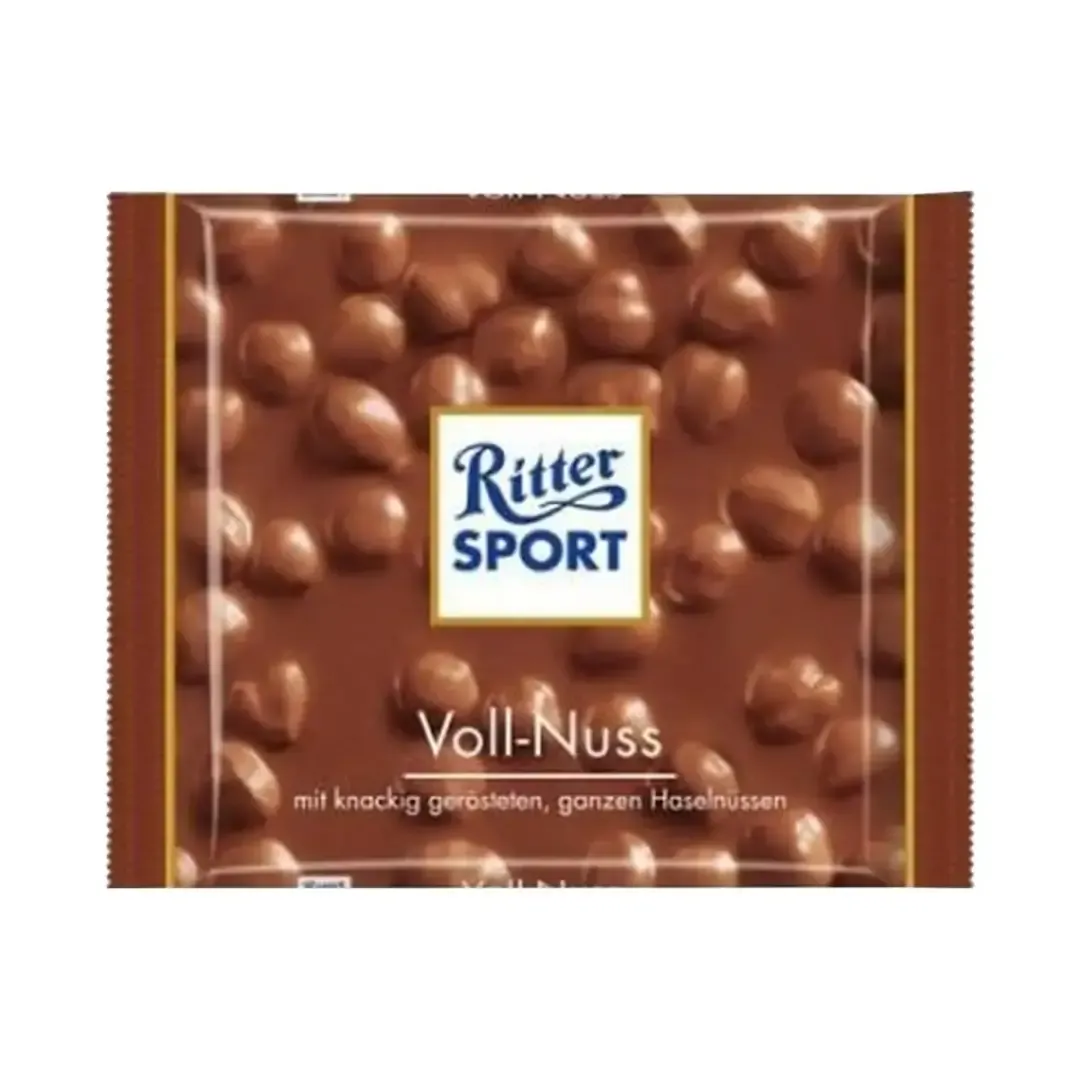 Chocolat au lait et noisettes